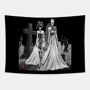 Zombie women Tapestry