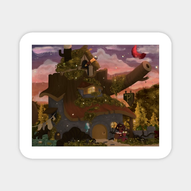 Amphibia scene Magnet by Aveetheavatar