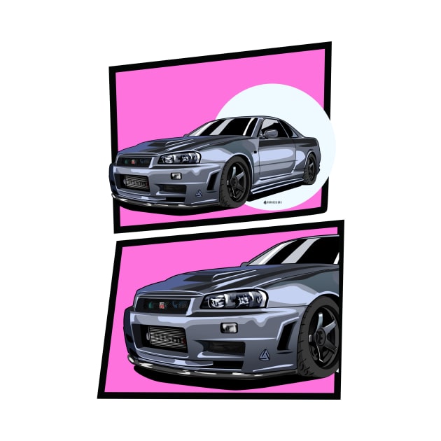 Godzilla SKYLINE GTR R34 by ASAKDESIGNS