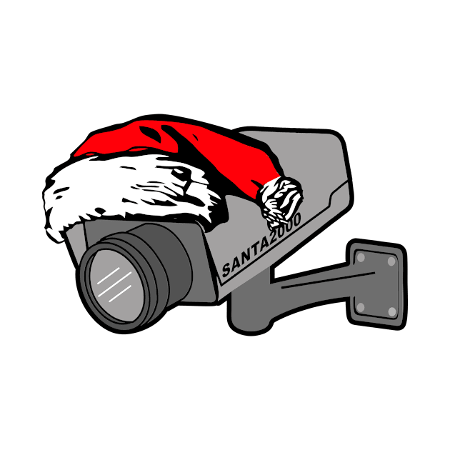 santa cam green (he knows when you are sleeping) by B0red