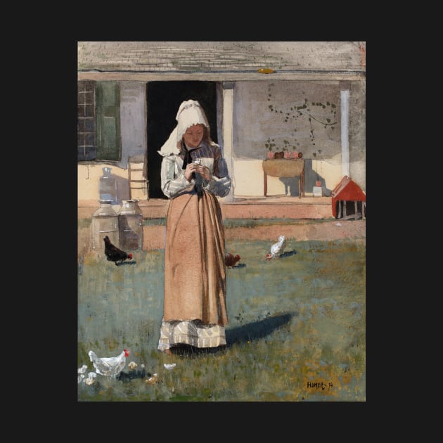 A Sick Chicken by Winslow Homer by Classic Art Stall