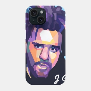 J Cole wpap pop art Phone Case