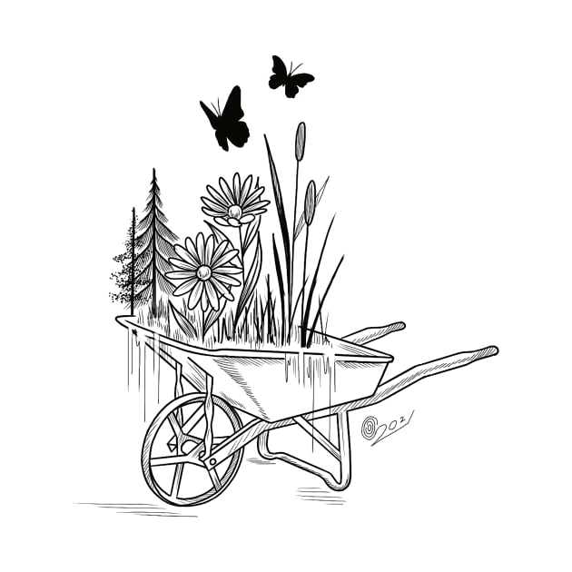 Garden Wheel Barrel by cocotatts