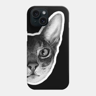 Cat funny design Tee | Trendy Animal Tee Design Phone Case