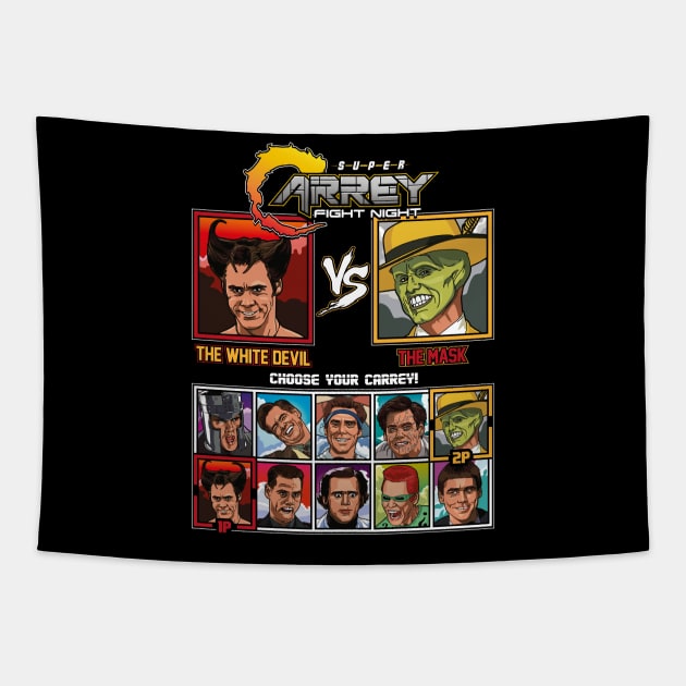 Jim Carrey Fight Night Tapestry by RetroReview