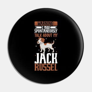 Jack Russel Terrier lover Pin