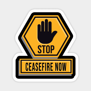 Ceasefire Now Magnet