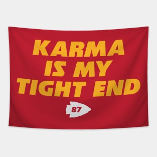Karma is my tight end Tapestry