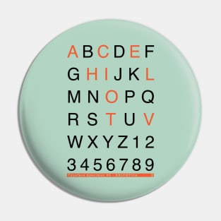 Helvetica Pin