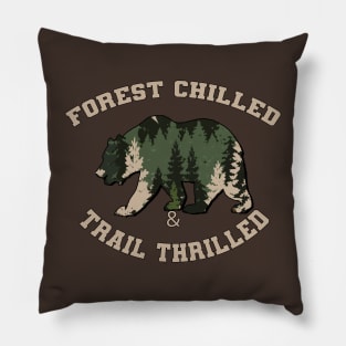 Forest Spirit Bear Mountain Pillow