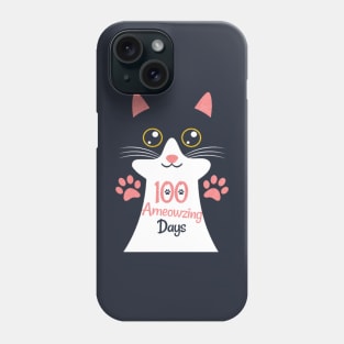 100 Ameowzing Days kawaii kitten cat lover Phone Case