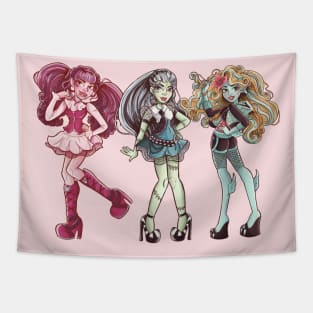 Monster girls Tapestry