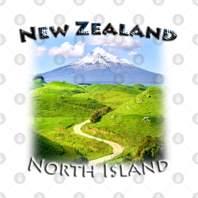 New Zealand - North Island, Mount Taranaki by TouristMerch