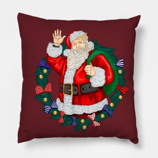 Santa - Donald Trump Pillow