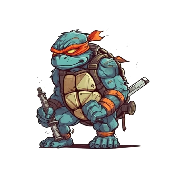 The Teenage Mutant Ninja Turtles by gblackid