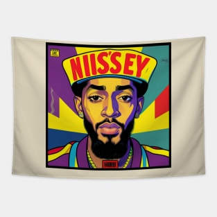 Pop Art Nipsey Vinyl Album Cover III Tapestry