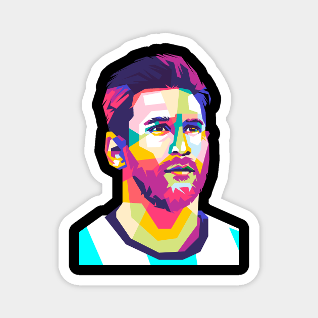 Messi10 Argentina Magnet by Tupai Art