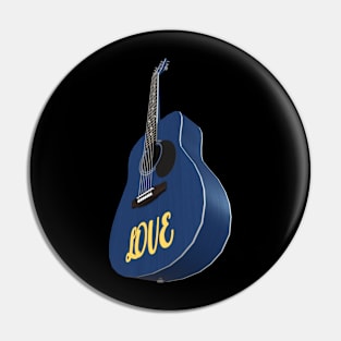 Blue Guitar – Music be the food of love Pin