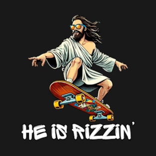 he is rizzin retro T-Shirt