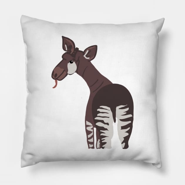 Okapi - Male Pillow by eeliseart