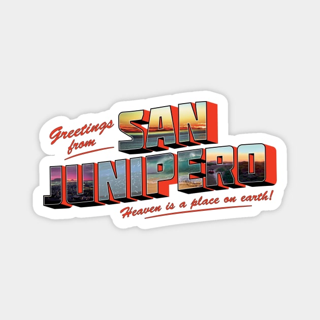 san junipero Magnet by halfabubble