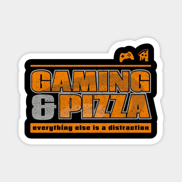 Gaming & Pizza Magnet by BOEC Gear