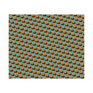 Double Cheeseburger Pattern T-Shirt