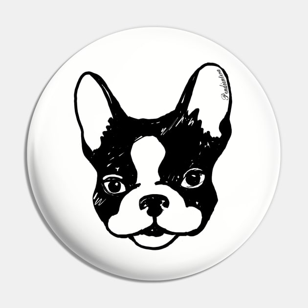 French Bulldog Pin by Pendientera