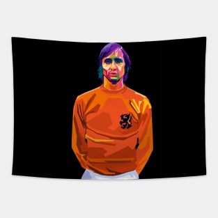 Johan Cruyff Legend Player Football Tapestry