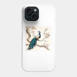 Oriental Peacock Phone Case