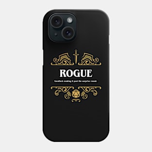 Rogue Class Tabletop RPG Gaming Phone Case