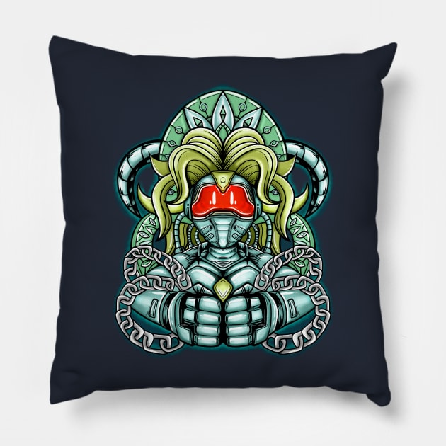 Roboto Pillow by ReasArt