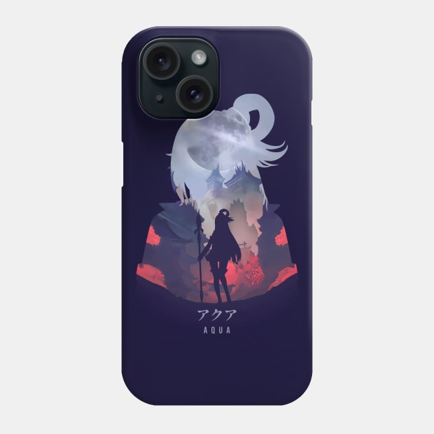 Aqua - Dark Illusion Phone Case by The Artz