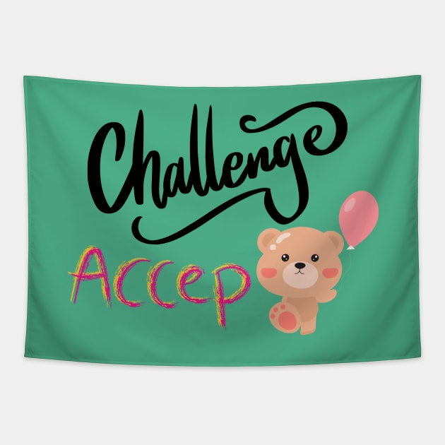 Challenge excepTED Tapestry by tubakubrashop