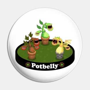 My Singing Monsters Potbelly Plant Island Disc Pin