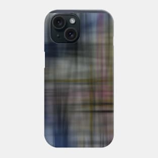 Deconstructed Abstract Scottish Plaid Motif Phone Case