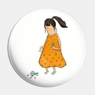 ice cream lady Pin