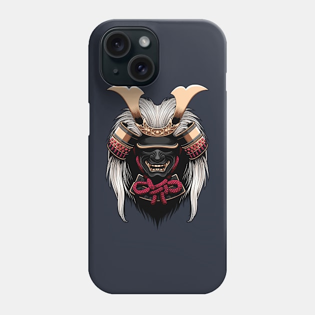 Lion Samurai Phone Case by Artwork Simpson