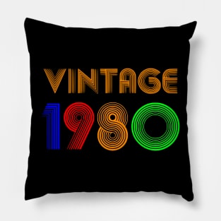 Vintage 1980 Pillow