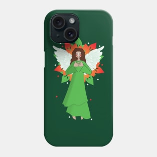 Christmas Flower Angel Phone Case