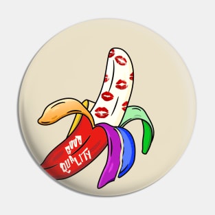 Banana Power Rainbow Pin