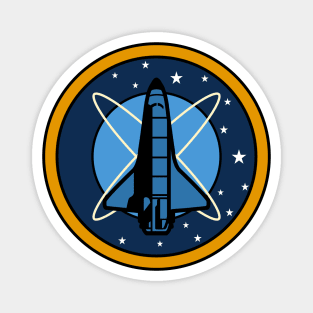 Space Tourist Patch Logo Magnet