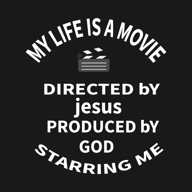 my life is directed by Jesus by hip christian apparel