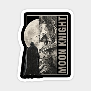 moon knight retro version Magnet