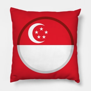 Singapore Flag Enamel Pin: Show Your National Pride! Pillow