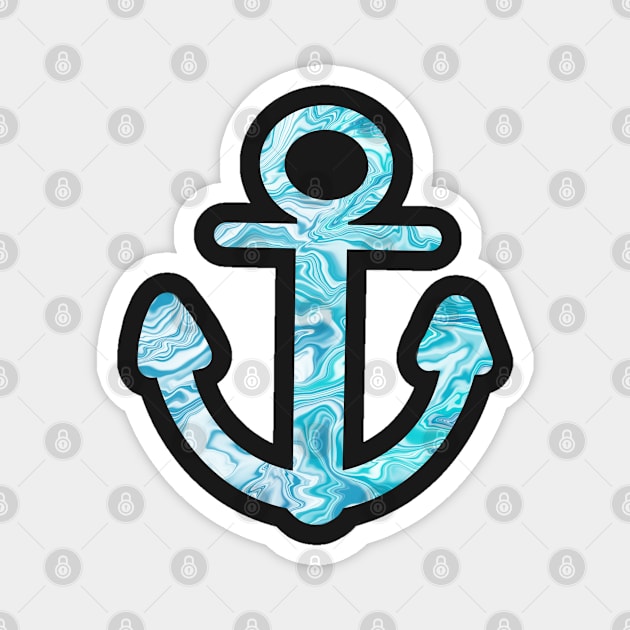 Anchor Magnet by lyndsiemark