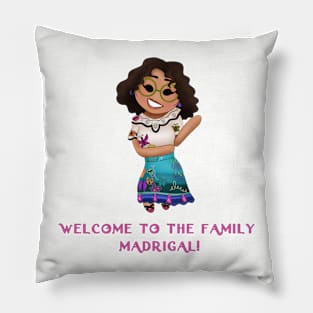 Mirabel Quote Chibi Pillow