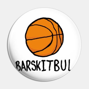 I love basketball Pin