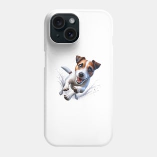 Running Jack Russel Terrier Phone Case