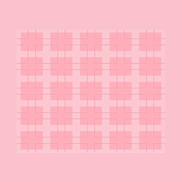 A mosaic in pink lines colors by DomRafael